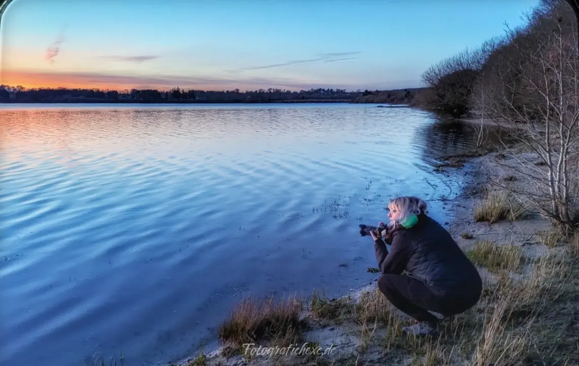 See und Sonnenuntergang