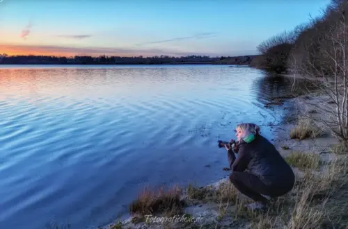 See und Sonnenuntergang